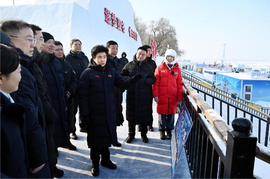 梁惠玲在哈尔滨检查冰雪旅游、养老服务和安全生产工作(图2)