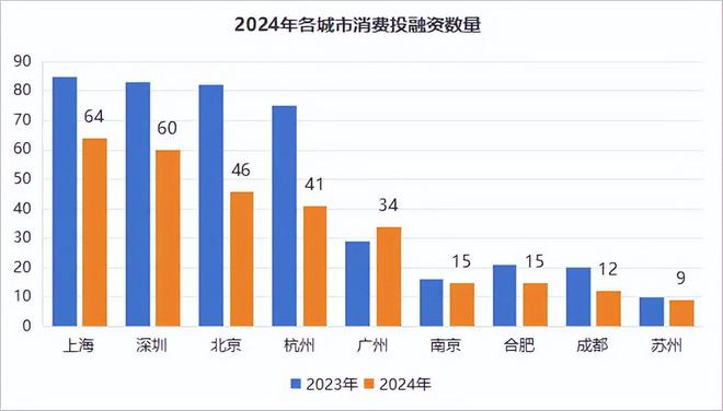 2024融资数量和金额同比下降30%和223%(图7)